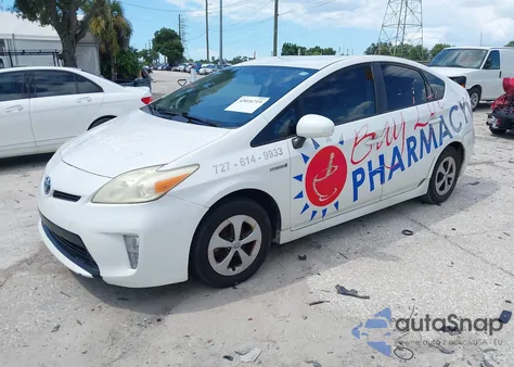 2013 Toyota Prius Two из США, поврежденный, VIN JTDKN3DU0D5695159